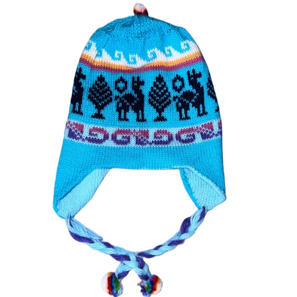 Alpaca Beanie Made in Peru - Picture 2 of 3